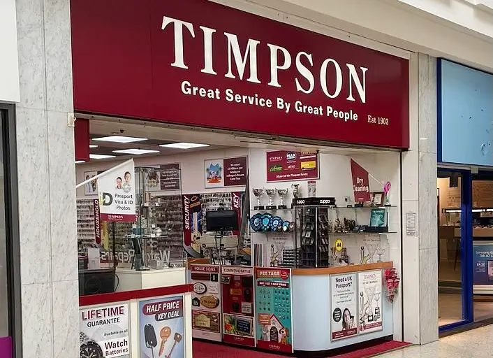 Timpson Group store. Photo by Timpson Group. Twitter.